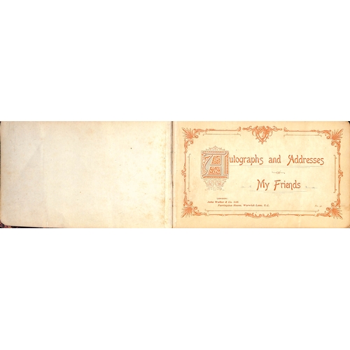 1409 - Autograph book containing the autographs of about 35 soldiers, several from the hospital at Mooi Riv... 