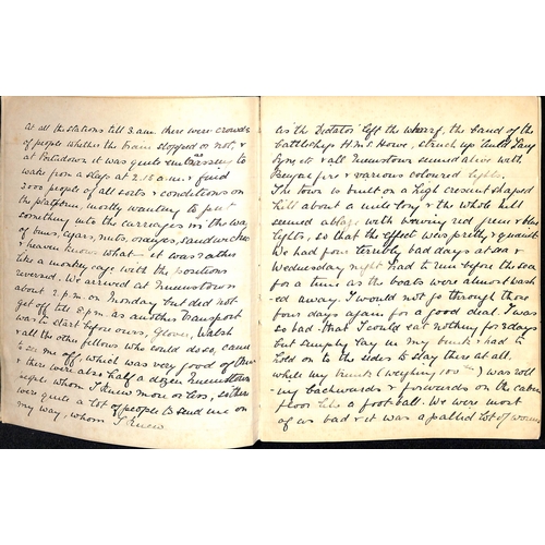 1410 - 1899 (Nov 11) - 1900 (July 10) Notebook containing copies of letters from an officer (Henry) in the ... 