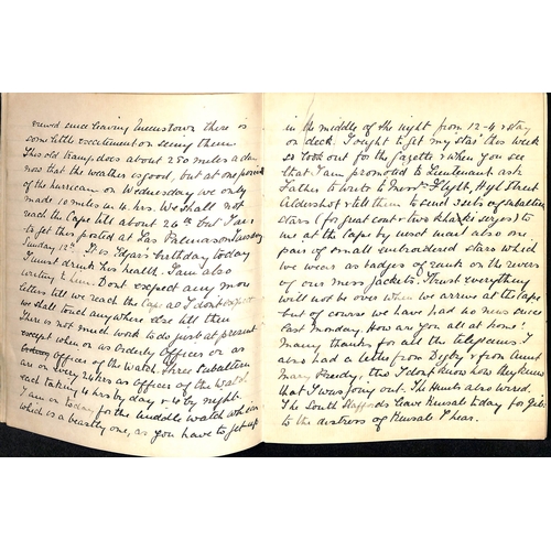 1410 - 1899 (Nov 11) - 1900 (July 10) Notebook containing copies of letters from an officer (Henry) in the ... 