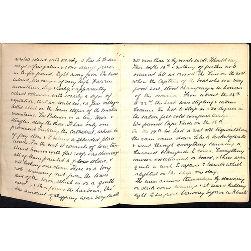 1410 - 1899 (Nov 11) - 1900 (July 10) Notebook containing copies of letters from an officer (Henry) in the ... 