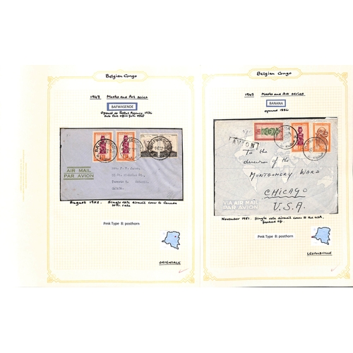 939 - 1921-52 Covers and cards bearing 1921-23 surcharges (16) or the 1942-43 Waterlow issue (69), the stu... 