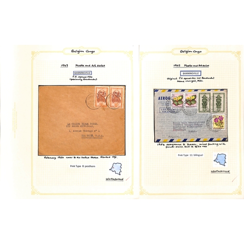 939 - 1921-52 Covers and cards bearing 1921-23 surcharges (16) or the 1942-43 Waterlow issue (69), the stu... 