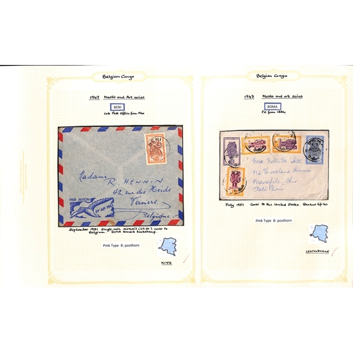 939 - 1921-52 Covers and cards bearing 1921-23 surcharges (16) or the 1942-43 Waterlow issue (69), the stu... 