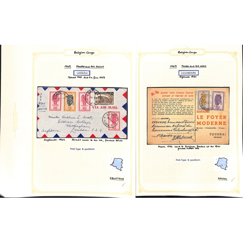 939 - 1921-52 Covers and cards bearing 1921-23 surcharges (16) or the 1942-43 Waterlow issue (69), the stu... 