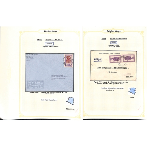 939 - 1921-52 Covers and cards bearing 1921-23 surcharges (16) or the 1942-43 Waterlow issue (69), the stu... 