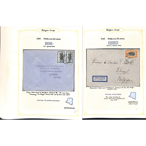 939 - 1921-52 Covers and cards bearing 1921-23 surcharges (16) or the 1942-43 Waterlow issue (69), the stu... 