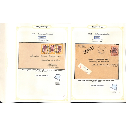 939 - 1921-52 Covers and cards bearing 1921-23 surcharges (16) or the 1942-43 Waterlow issue (69), the stu... 