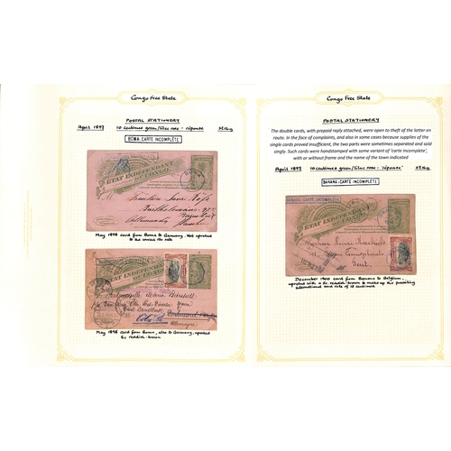 942 - Postal Stationery. 1886-1958 Postcards or reply cards unused (24) or used (91), also two air letters... 