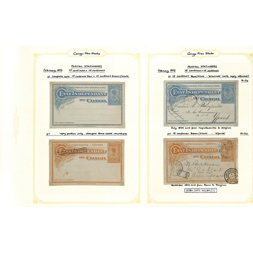 942 - Postal Stationery. 1886-1958 Postcards or reply cards unused (24) or used (91), also two air letters... 