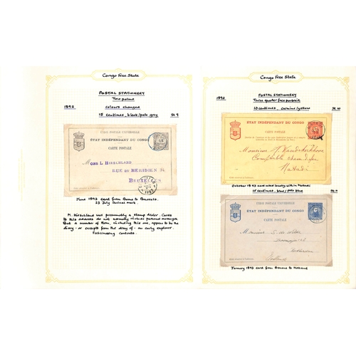 942 - Postal Stationery. 1886-1958 Postcards or reply cards unused (24) or used (91), also two air letters... 