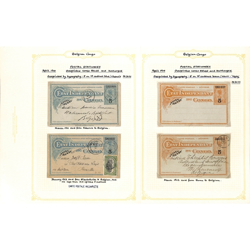 942 - Postal Stationery. 1886-1958 Postcards or reply cards unused (24) or used (91), also two air letters... 