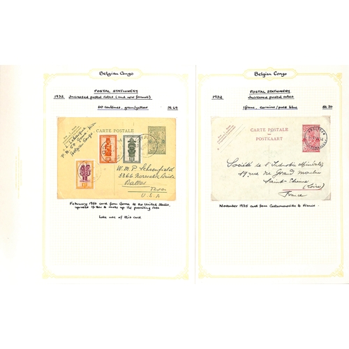 942 - Postal Stationery. 1886-1958 Postcards or reply cards unused (24) or used (91), also two air letters... 