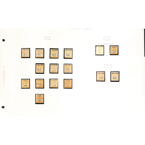 1503 - Railway Freight Stamps. c.1881-1950 Mint and used stamps (825), the fine collection on pages, many d... 