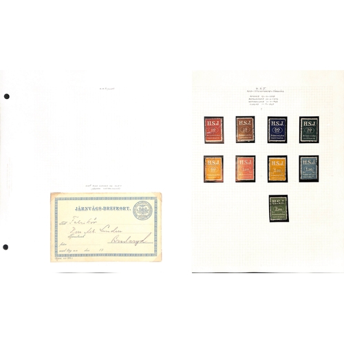 1503 - Railway Freight Stamps. c.1881-1950 Mint and used stamps (825), the fine collection on pages, many d... 