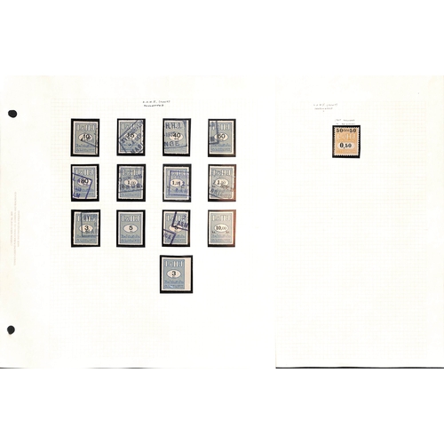 1503 - Railway Freight Stamps. c.1881-1950 Mint and used stamps (825), the fine collection on pages, many d... 