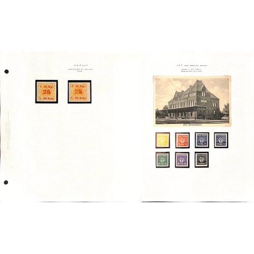 1503 - Railway Freight Stamps. c.1881-1950 Mint and used stamps (825), the fine collection on pages, many d... 