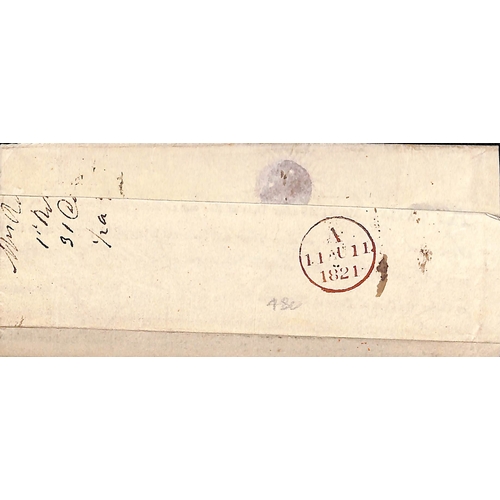 480 - India Letter. 1820 (Dec 31) Printed Bill of Exchange from Fort William to London with 