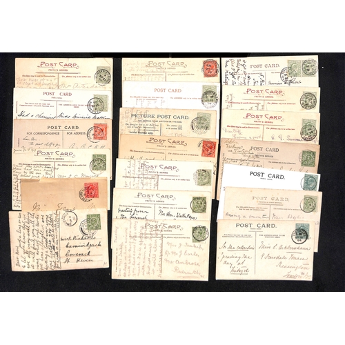 273 - c.1844-1970 Covers and cards with prestamp and stampless, undated circles, numerals (with 1852 