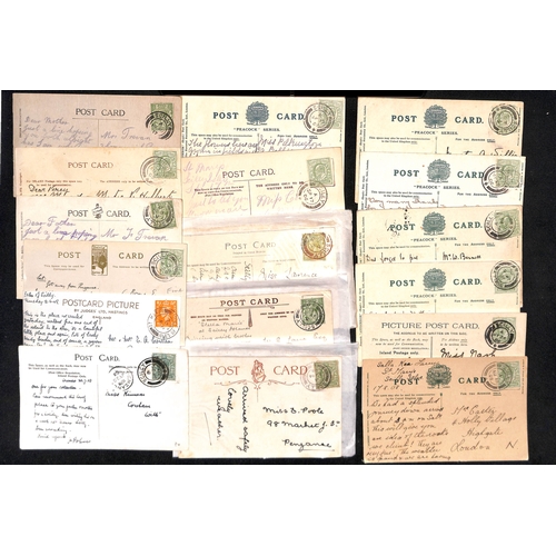 273 - c.1844-1970 Covers and cards with prestamp and stampless, undated circles, numerals (with 1852 