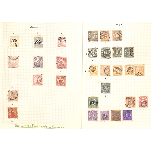 1217 - 1871-2011 Mint and used collection in three albums or stockbooks and on pages, some early issued for... 