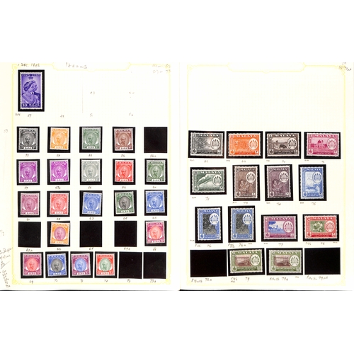 1250 - 1867-1988 Mint and used collection in three albums with Straits Settlements, Malayan States, Malaysi... 