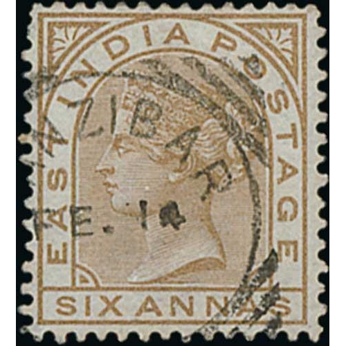 1656 - 1884 Pieces (6, bearing 19 stamps) and single stamps (24) all cancelled by squared circles with four... 