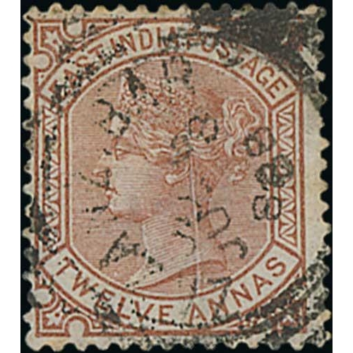 1656 - 1884 Pieces (6, bearing 19 stamps) and single stamps (24) all cancelled by squared circles with four... 