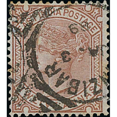 1657 - 1887-95 Pieces (17, bearing 48 stamps) and other single stamps or multiples (58 stamps) cancelled by... 