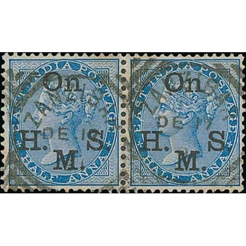 1657 - 1887-95 Pieces (17, bearing 48 stamps) and other single stamps or multiples (58 stamps) cancelled by... 