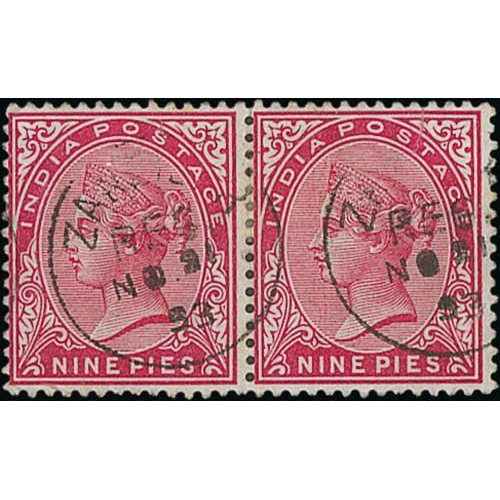 1664 - 1883-95 Pieces (7, bearing 12 stamps) and single stamps or pairs (39) all cancelled 