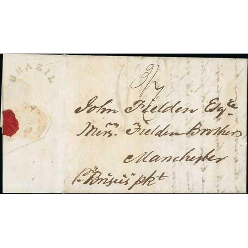 534 - 1832 (June 12) Entire letter from Buenos Ayres to Manchester 