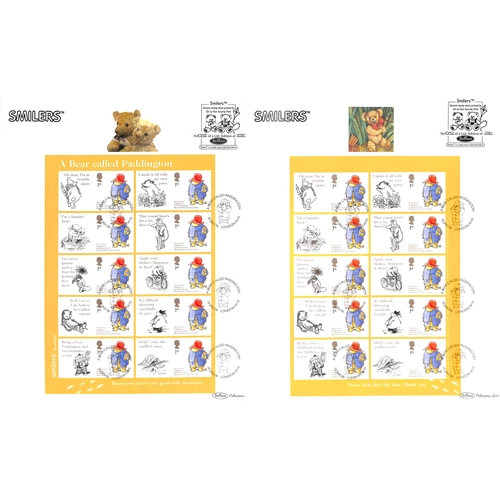 69 - G.B Smiler Sheets. 2005-09 Mint Smiler sheets of twenty stamps (16, one split in two) or ten stamps ... 