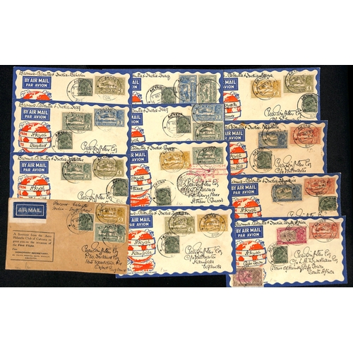 1284 - 1932 (Oct 9) Imperial Airways new Gulf route, first acceptance from Burma, covers from Rangoon to Gu... 