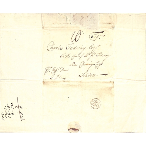 14 - 1753-60 Entire letters from Antigua to Charles Tudway at John Tudways opposite the Mews Gate, Charin... 