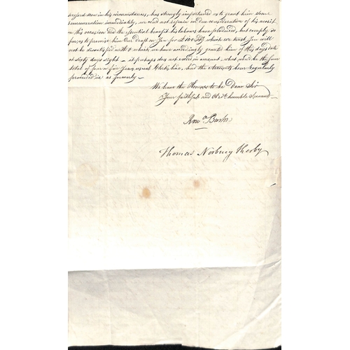 19 - 1807 (Oct 31) Entire letter from Antigua to Clement Tudway in Wells with fine 