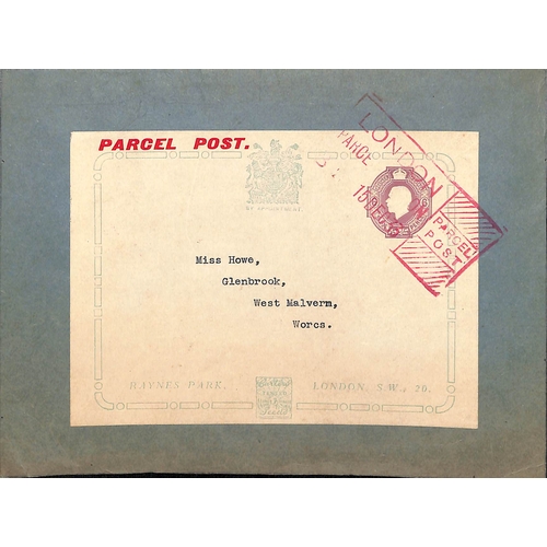 549 - Private Parcel Labels/Postal Stationery. c.1896-1933 Labels (7) and parcel tags, comprising Thornton... 