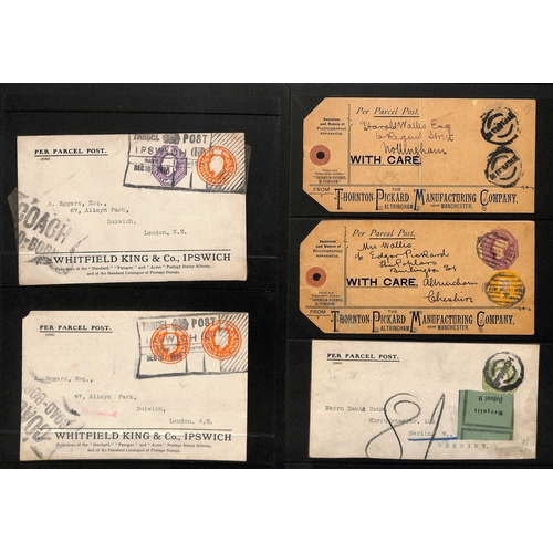 549 - Private Parcel Labels/Postal Stationery. c.1896-1933 Labels (7) and parcel tags, comprising Thornton... 