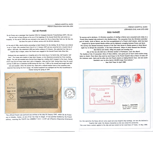 266 - France - Indo China & Gulf Wars, etc. 1947-95 Covers with 1947-55 stampless covers sent during the F... 