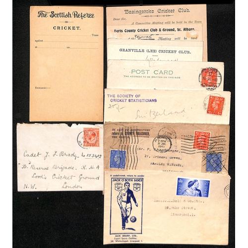 23 - England. 1829-1970 Postally used covers, cards and an entire letter, including a rare 1829 letter fr... 