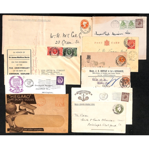 23 - England. 1829-1970 Postally used covers, cards and an entire letter, including a rare 1829 letter fr... 