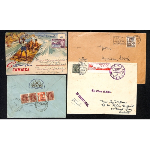 44 - c.1880-1968 Postally used covers and postal stationery postcards including 1888-89 Bermuda ½d p... 