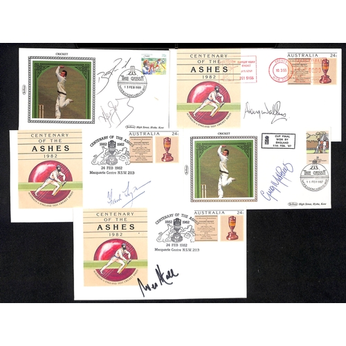 55 - Australia - Autographs. 1981-99 Autographs and signed covers (15, various special postmarks) with 19... 