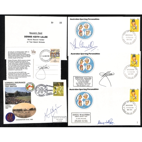 55 - Australia - Autographs. 1981-99 Autographs and signed covers (15, various special postmarks) with 19... 