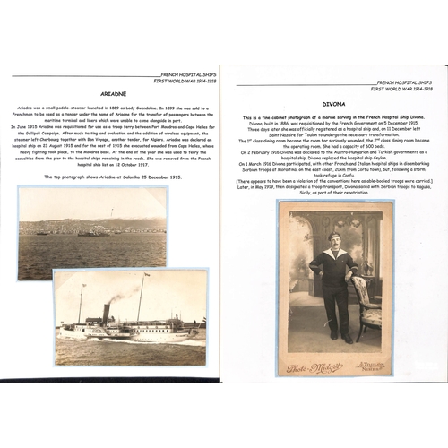 200 - 1914-19 Covers and cards from, depicting or relating to various French hospital ships, comprising 