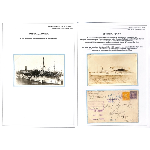 204 - 1917-19 Covers and cards comprising U.S.S 