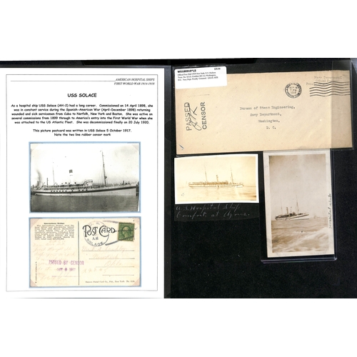 204 - 1917-19 Covers and cards comprising U.S.S 