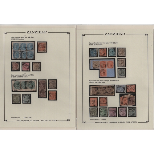 1656 - 1884 Pieces (6, bearing 19 stamps) and single stamps (24) all cancelled by squared circles with four... 