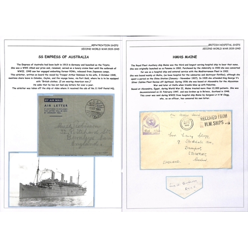 227 - 1940-45 Covers, cards and airgraphs with 1940 cover posted at Ismailia franked 6m with oval 