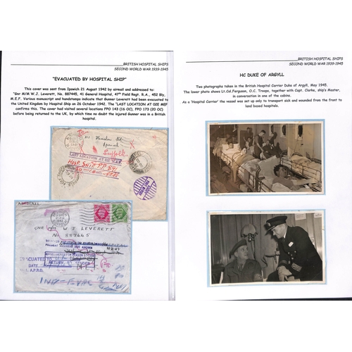 227 - 1940-45 Covers, cards and airgraphs with 1940 cover posted at Ismailia franked 6m with oval 