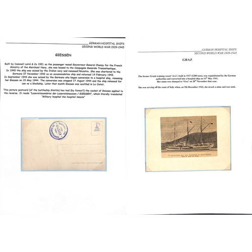 261 - 1940-45 Covers and cards (9), picture postcards, photos and ephemera, including stampless Feldpost c... 